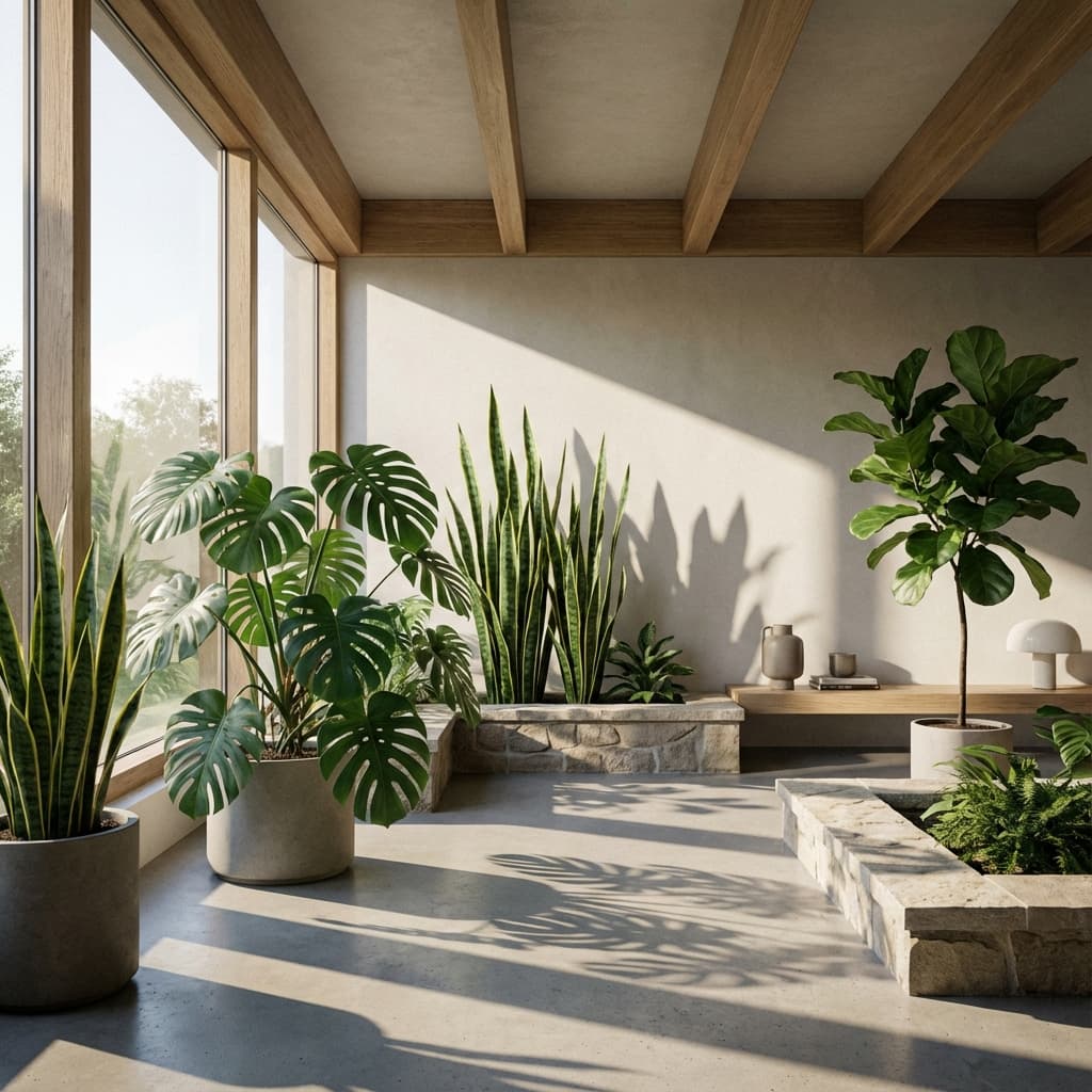 Modern indoor garden